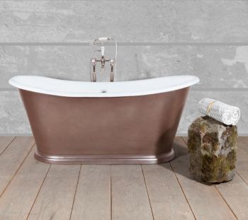 Charcoal Brass Bath by Designer William Holland  Glamorous bathroom, Black  bathtub, Aesthetic bathroom